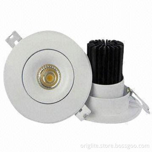 LED Downlight, 6W Lifud Power, Sharp Chip, COB, 3-year Warranty, Anti-glare, Multi-mirror Reflector